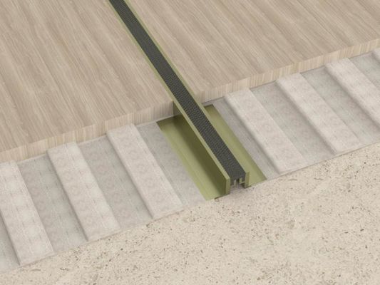 profil décoratif à la maison de plancher de bord en métal de joint en aluminium de mouvement de 2.5cm