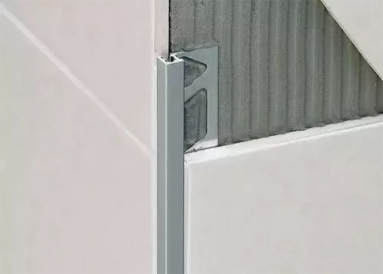 Bandes rebord en aluminium d'équilibre de tuile de coin de profil pour la cuisine