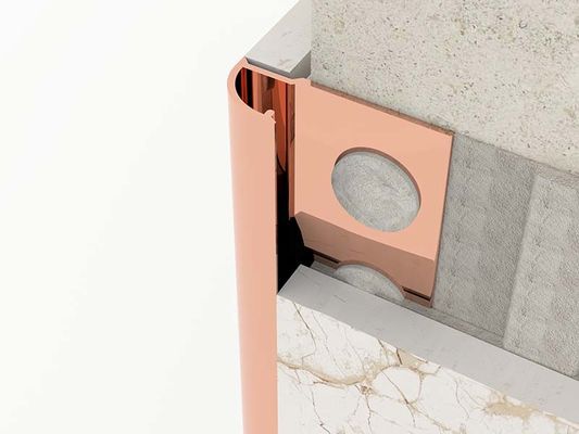 Le TUV a balayé la bande fermante de finition lumineuse en métal de l'équilibre 10mm de tuile d'acier inoxydable