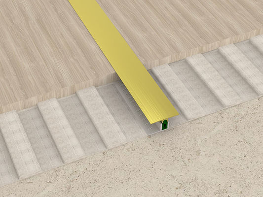 La bande de transition en aluminium de décoration en bois de plancher T a formé le métal