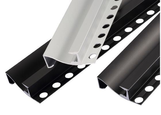 La ligne menée par profil coin en aluminium de haute qualité de conseil de bordage d'alliage d'aluminium a expulsé profil léger de LED