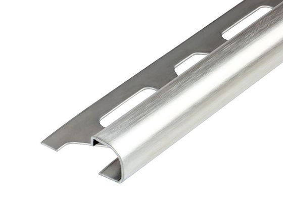 les supports de bord de carreau de céramique d'équilibre de coin d'acier inoxydable de 2.5m couvrent de tuiles des panneaux de jonction de bord