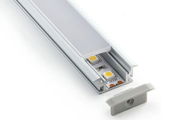 profils en aluminium de 10mm LED pour l'éclairage intérieur de lumières de bande avec la couverture givrée