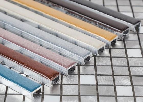 Coutume de finition d'usine d'équilibre de profil de carreau de céramique de bord en aluminium de coin