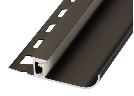 L'aluminium d'électrophorèse a mené la bande menée de conseil de bordage de profils a mené la plinthe