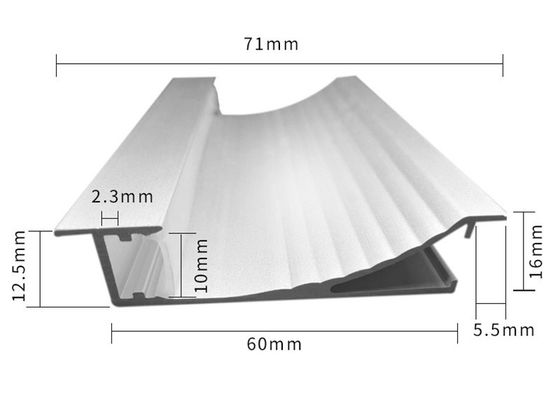 L'électrophorèse LED en aluminium profile le conseil de bordage en aluminium 80mm