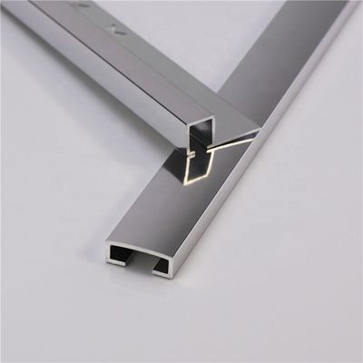 l'équilibre en aluminium de tuile de 25mm a poli l'équilibre faisant le coin en aluminium de tuile
