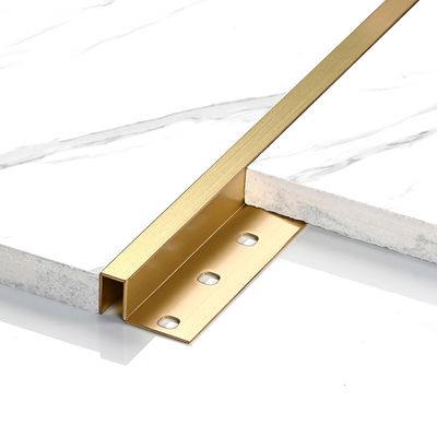 L'installation facile U d'équilibre en laiton de tuile de la décoration 8mm de plancher de mur forment l'équilibre de cuivre de tuile