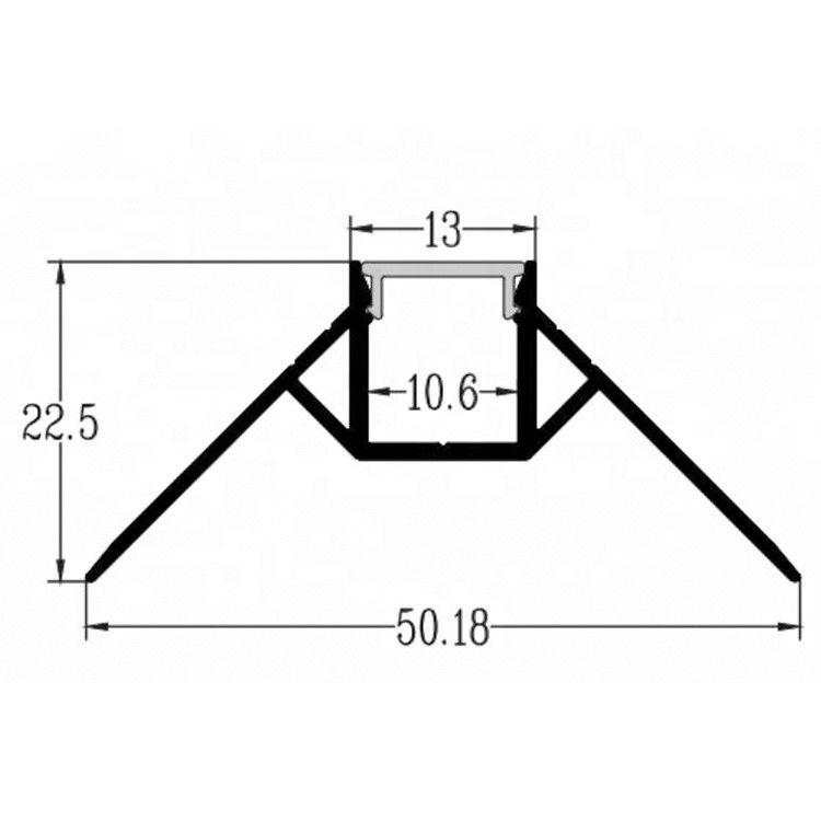 Profils en aluminium de l'électrophorèse LED