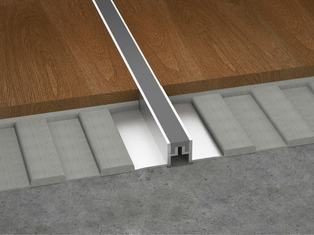 profil décoratif à la maison de plancher de bord en métal de joint en aluminium de mouvement de 2.5cm