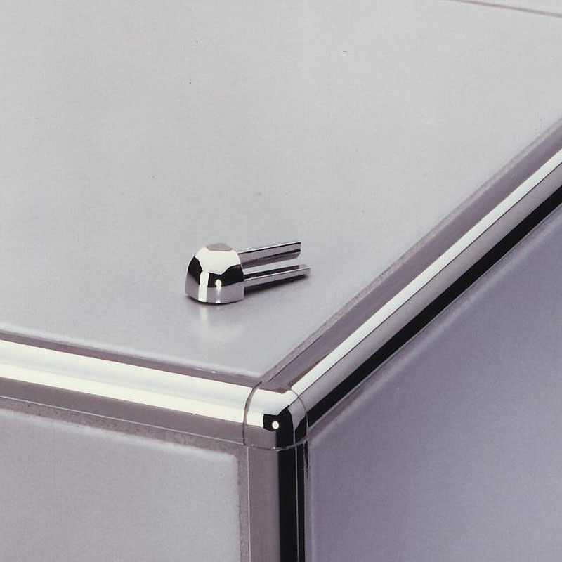 Équilibre blanc en métal de tuile de salle de bains de tuile d'équilibre de place de bord d'équilibre en aluminium de tuile
