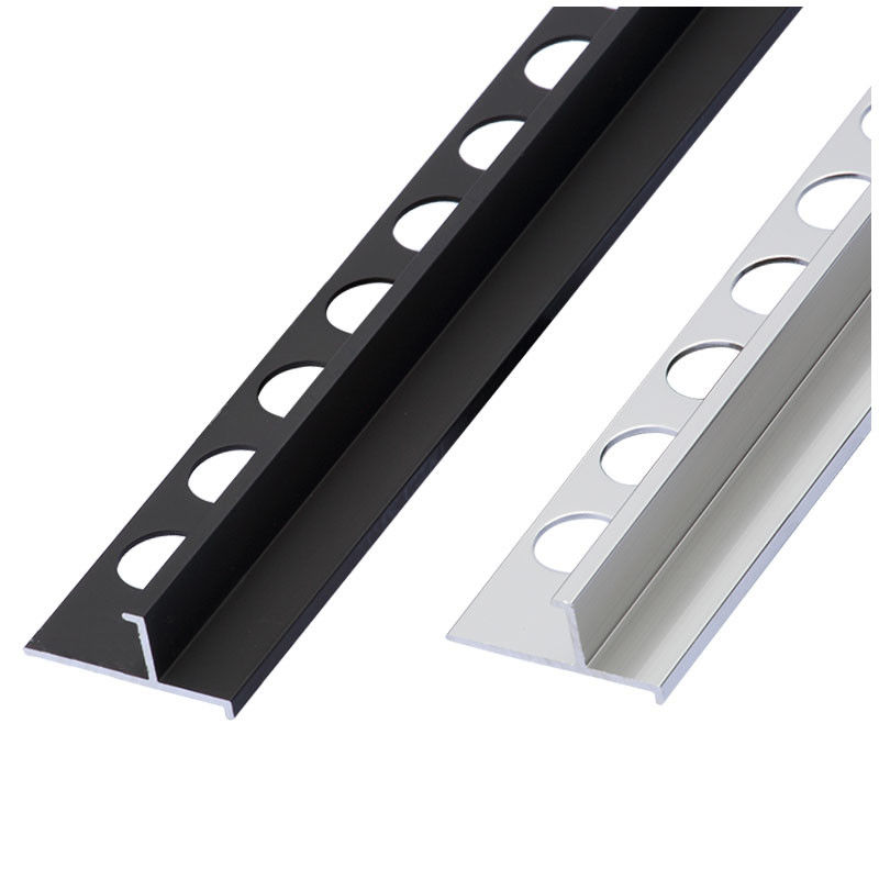 La tuile de bord de place de Chrome équilibrent la maison en forme de L en aluminium d'équilibre de 10mm décorative