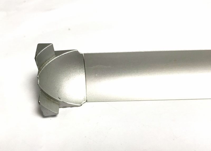 Équilibre de bord de tuile de salle de bains anodisé par équilibre en aluminium de tuile de bord de place en métal