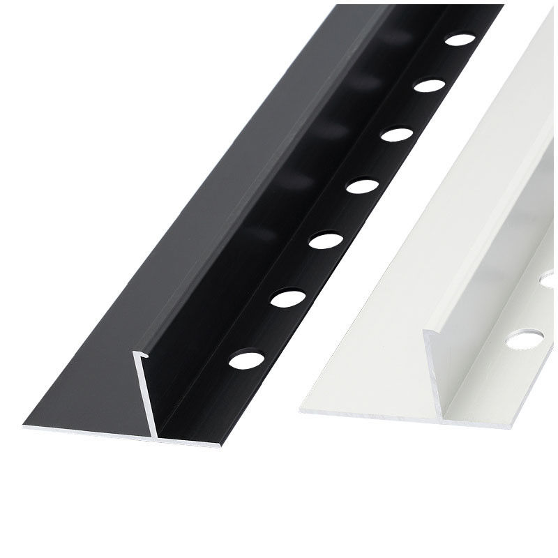 Bord Bullnose en métal de tuile de douche d'équilibre de tuile de bord de tuile d'équilibre de profils de panneau en aluminium de skiritng