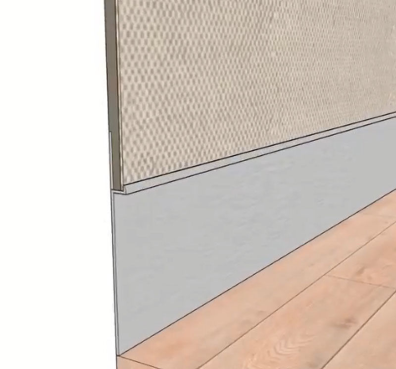 Les escaliers en aluminium polis par protecteur de conseil de bordage de mur affilent l'équilibre