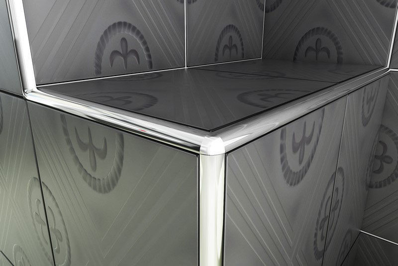 Bandes rebord en aluminium de règlage de tuile de profil d'extrusion de tuile en métal en aluminium d'équilibre