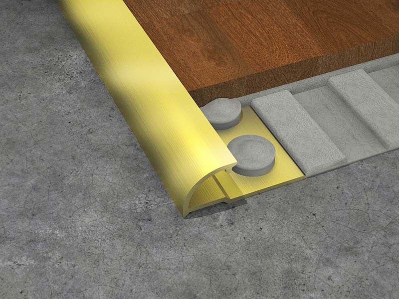 Le bord en aluminium de tuile équilibrent des panneaux de jonction de tuile de profil d'extrusion en métal d'alliage d'aluminium