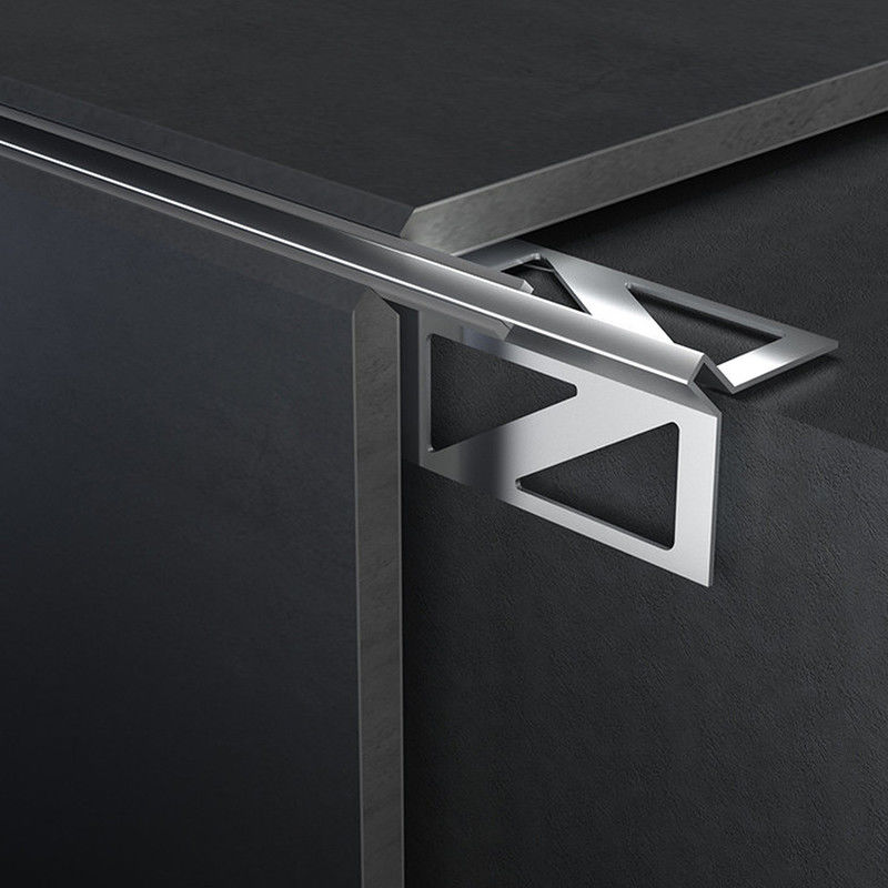 Bandes rebord en aluminium d'équilibre de tuile de coin de profil pour la cuisine