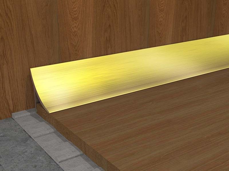Bande de finition d'acier inoxydable de plancher de l'équilibre 0.6mm de tuile de frontière en &quot;y&quot; de bord