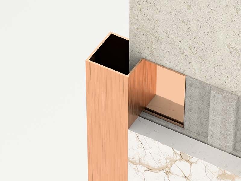 La place balayée forment l'extérieur de finition de bande de l'équilibre 0.6mm de tuile d'acier inoxydable