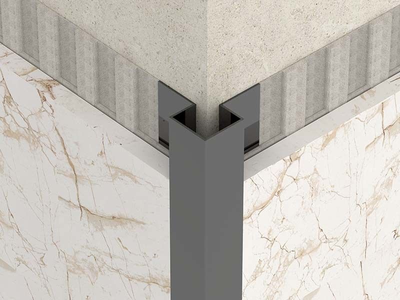 Équilibre lumineux de tuile de quart de cercle d'acier inoxydable de l'or 2.5m en dehors d'angle