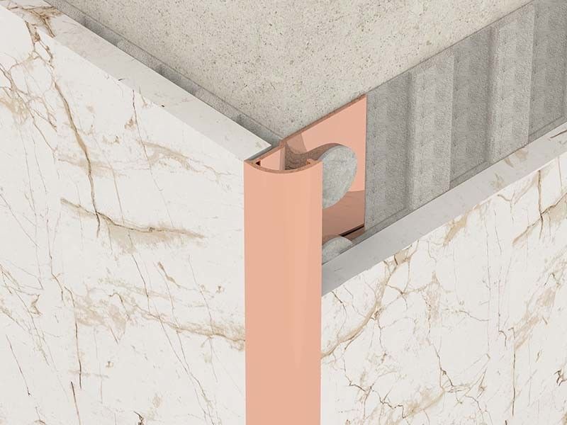 Quart lumineux d'acier inoxydable en métal 0.6mm autour de l'équilibre pour l'angle rond