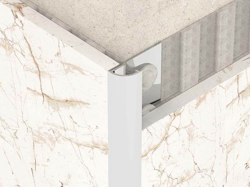 Quart lumineux d'acier inoxydable en métal 0.6mm autour de l'équilibre pour l'angle rond