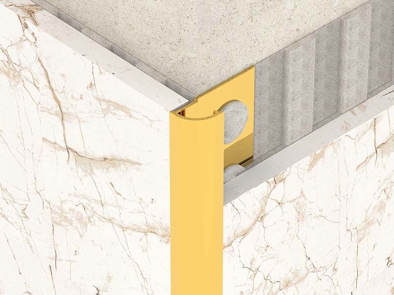 Quart lumineux d'acier inoxydable en métal 0.6mm autour de l'équilibre pour l'angle rond