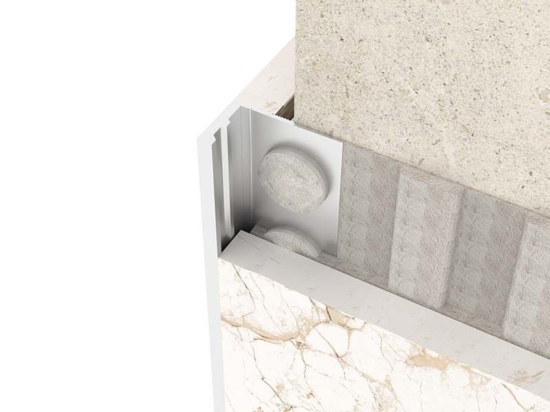 Équilibre balayé de bord de tuile de bande de fermeture de place de l'équilibre SS304 de tuile d'acier inoxydable en métal