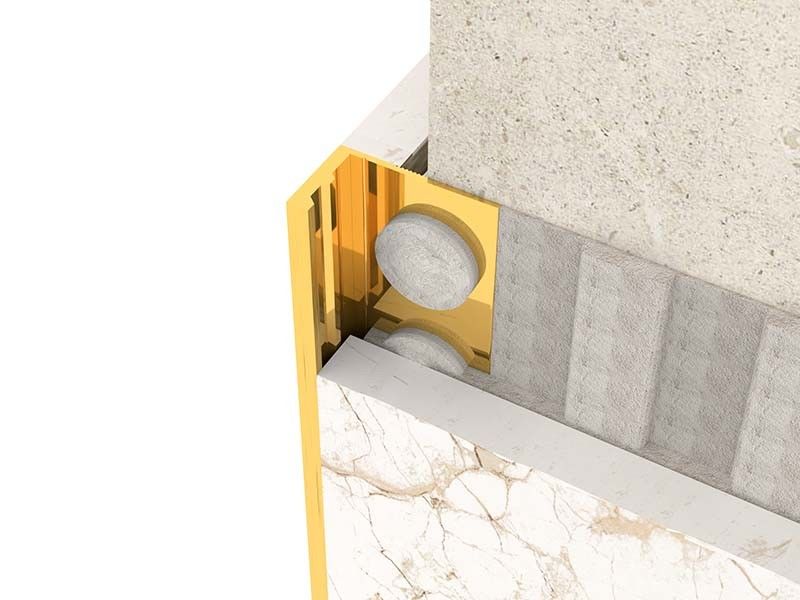Équilibre balayé de bord de tuile de bande de fermeture de place de l'équilibre SS304 de tuile d'acier inoxydable en métal