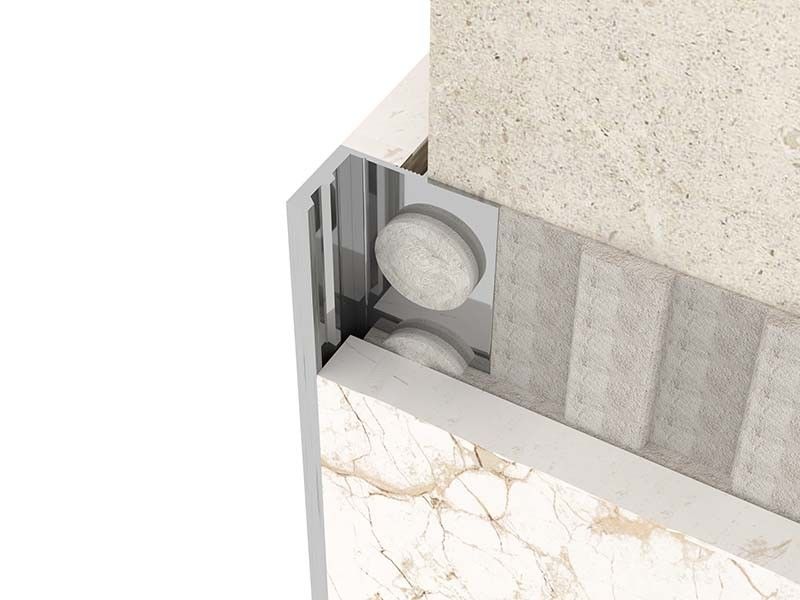 Équilibre balayé de bord de tuile de bande de fermeture de place de l'équilibre SS304 de tuile d'acier inoxydable en métal