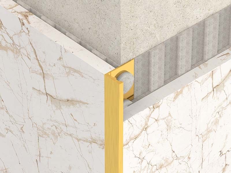 équilibre Bullnose de bord de frontière balayé par 1.8m en métal d'équilibre d'angle d'acier inoxydable