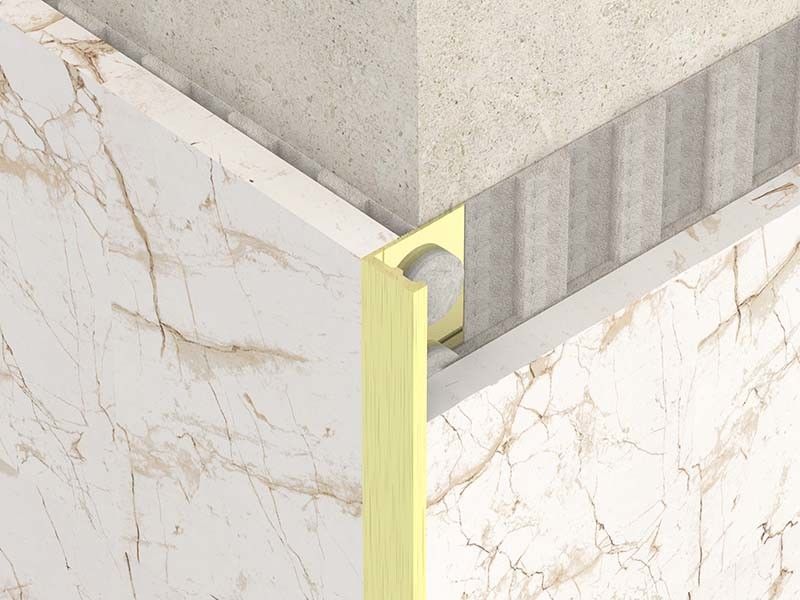 équilibre Bullnose de bord de frontière balayé par 1.8m en métal d'équilibre d'angle d'acier inoxydable
