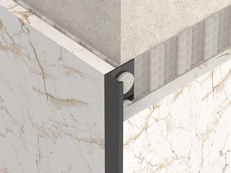 équilibre Bullnose de bord de frontière balayé par 1.8m en métal d'équilibre d'angle d'acier inoxydable