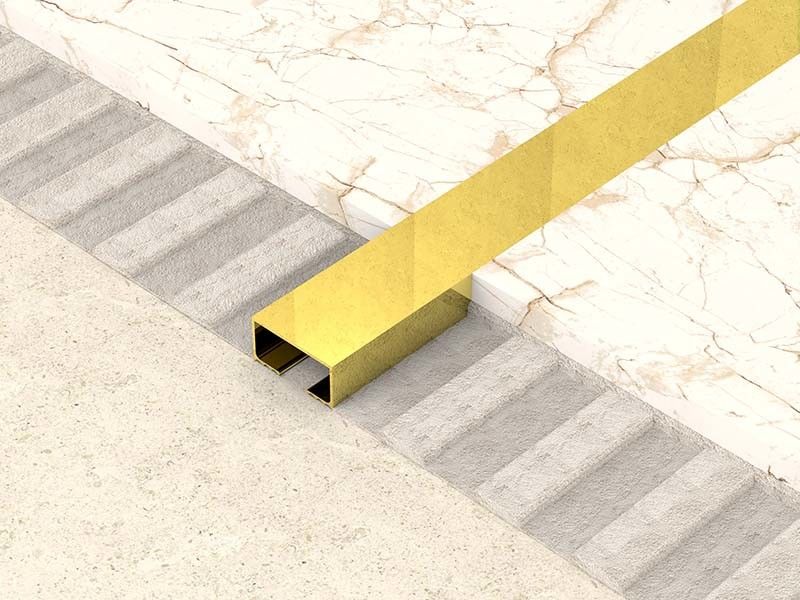 Argent en acier lumineux d'équilibre de bord de tuile de l'équilibre 12mm de tuile d'acier inoxydable