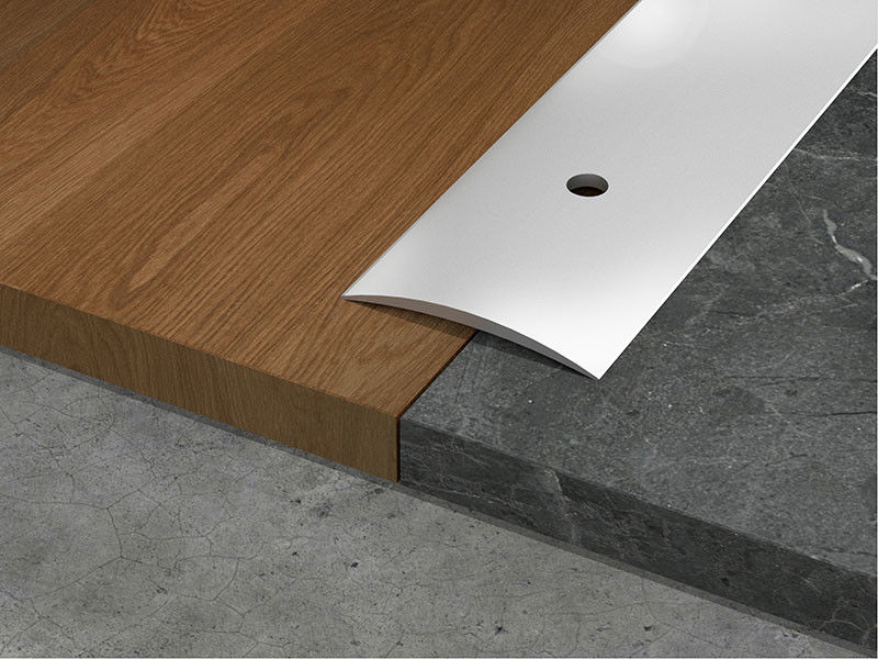 T formé boucle la bande de couverture incurvée par plancher en aluminium décoratif de la bande 10mm d'angle