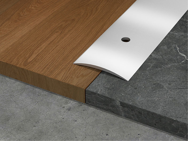 T formé boucle la bande de couverture incurvée par plancher en aluminium décoratif de la bande 10mm d'angle