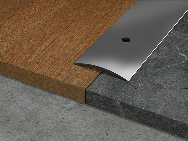 T formé boucle la bande de couverture incurvée par plancher en aluminium décoratif de la bande 10mm d'angle
