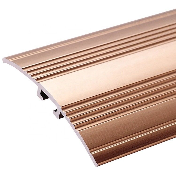 bande de transition en aluminium polie