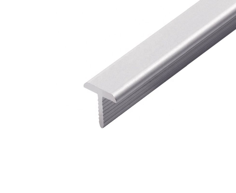La bande rebord plate en aluminium de plancher de stratifié de bande de boucle haute-basse a anodisé