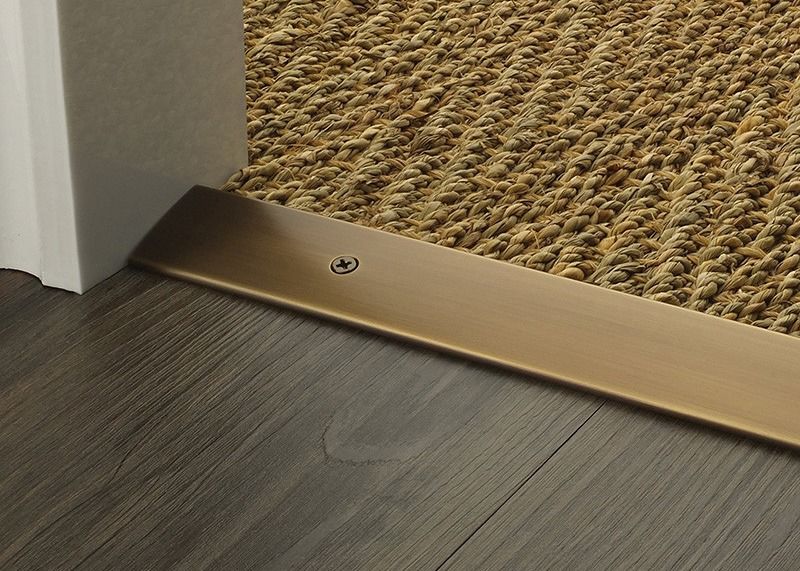 Tapis en aluminium pour couvrir de tuiles la bande de transition de seuil de tapis de la bande de transition 0.8mm