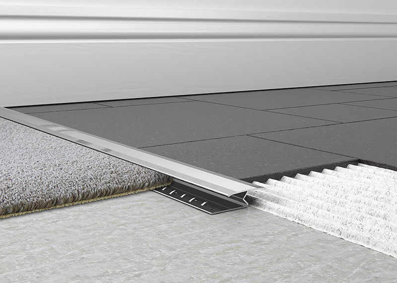 Décoration intérieure large supplémentaire de bande de transition de tapis d'alliage d'aluminium