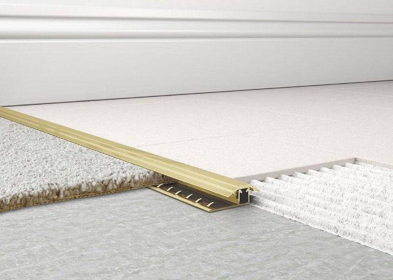 Décoration intérieure large supplémentaire de bande de transition de tapis d'alliage d'aluminium