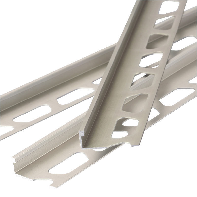 Les accessoires anodisés en gros T en aluminium de tuile d'usine ont formé la ligne bande d'équilibre de bord de carreau de céramique