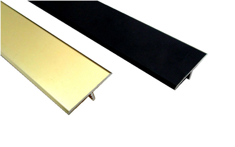bande de transition parquetante flexible de profil de 1mm pour l'équilibre de bordure foncée de barre de Division