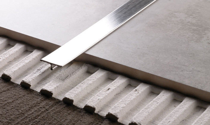 bande de transition parquetante flexible de profil de 1mm pour l'équilibre de bordure foncée de barre de Division