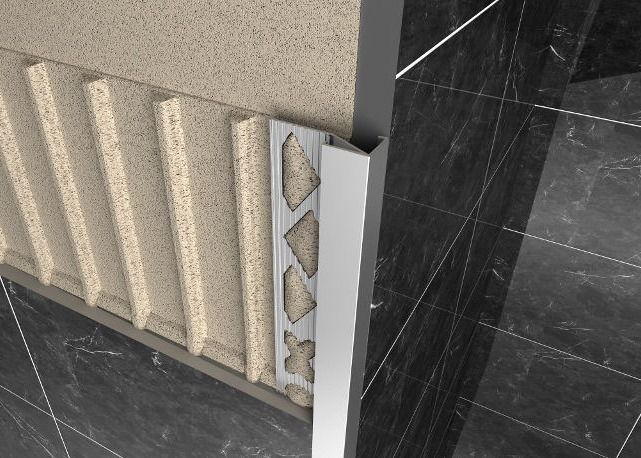 Équilibre faisant le coin de bord de frontière de Listello de profil de transition d'aluminium d'équilibre de tuile