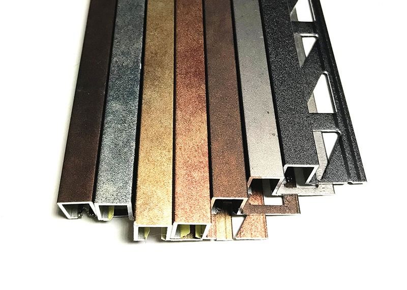 Équilibre faisant le coin de bord de frontière de Listello de profil de transition d'aluminium d'équilibre de tuile