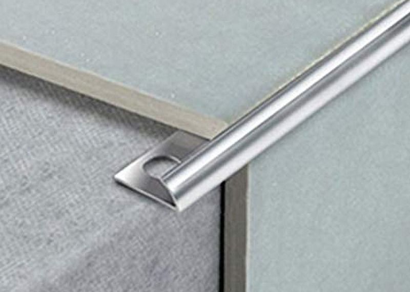 Profils en aluminium accessoires d'extrusion de tuile d'ODM d'OEM d'usine de bord de coin de tuile décorative d'équilibre