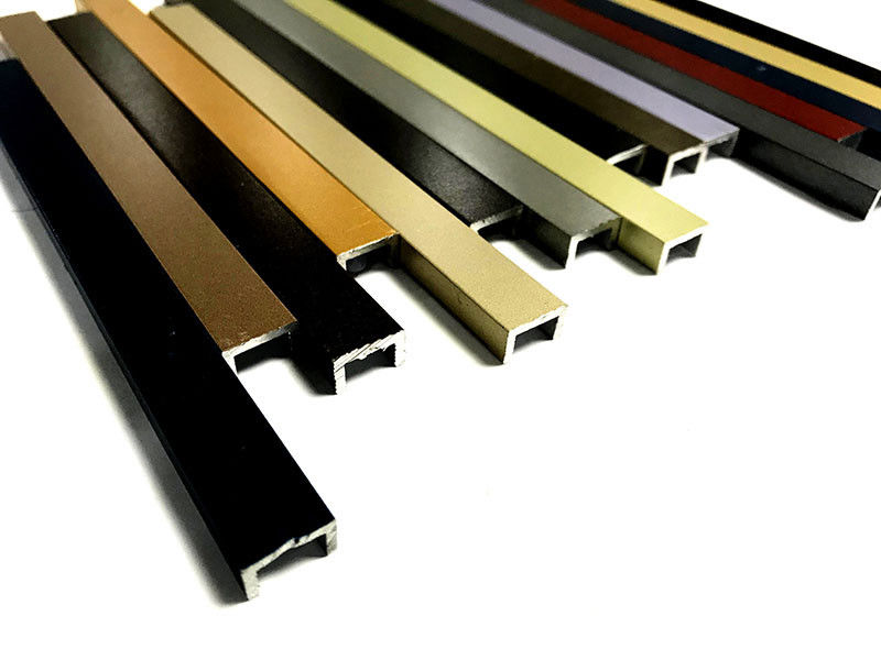 Équilibre en aluminium de tuile de profil de tuile d'équilibre en métal de bord en céramique en aluminium de profil